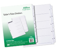 Table and Tabs Dividers